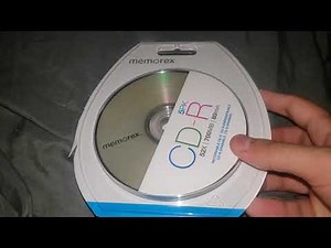 Me Unboxing Memorex CD-R 5 Pack Of discs Full Unboxing Video