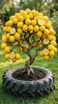 I Planted Tiny Lemon Seeds… The Growth Is AMAZING! 🍋🌱🤯 #shorts #viral #trending
