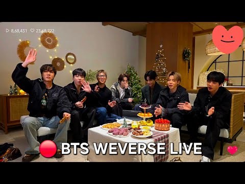 🔴 [ENG SUB] BTS Weverse Live | BTS Christmas Live 🎄 (21.12.2025)