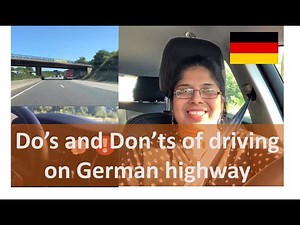 How to drive on German Highways/Dos and Donts on German Highways/Deutsche Autobahn/Indian Vlogger