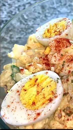 Deviled Egg Pasta Salad #shorts