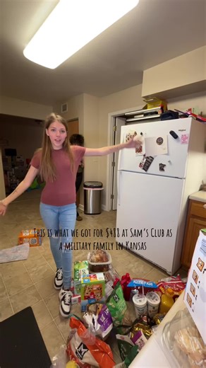 Sam's Club Grocery Haul for Military Families