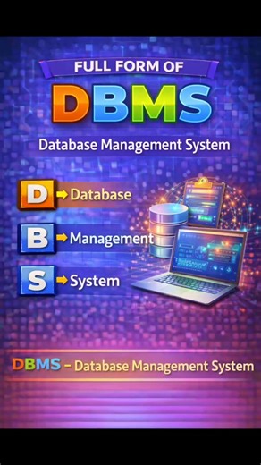 DBMS kya hai | DBMS full form | Database Management System Complete Explanation