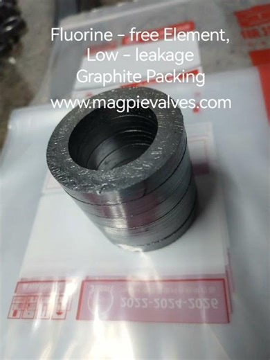 Fluorine Free, Low emission Graphite Packing