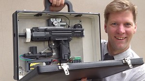 Colin Furze Builds an R/C Airsoft Machine Gun in a Briefcase