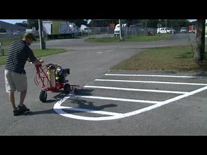 Trueline Striping Machine, T-2000, Line Painting, Parking Lot Striping Equipment, Paint Striper