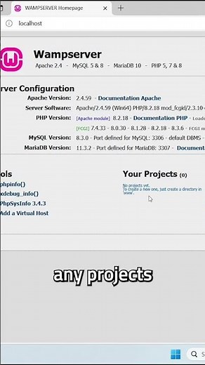 How to Open WAMP Server Localhost & Run PHP Projects in Your Browser (Step-by-Step)