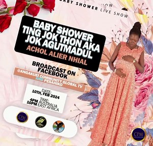 1.9K views · 67 reactions | Public announcement announcement. Baby shower Ting JoK Thon AKA Agutmadul will be celebrated by her co_wives And sisters inlaws online . Facebook page Angakuei community global TV Pesahiko Media Will be available on that day... | Ceteng Prince Media | Facebook