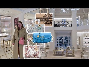 PARIS DIOR MONTAIGNE LUXURY SHOPPING VLOG - FULL STORE TOUR OF THE 1ST ORIGINAL DIOR STORE in PARIS