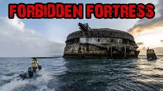 Stranded Alone on Abandoned Sea Fortress (Solent Forts) | Exploring with Josh