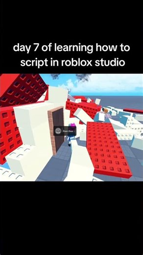 day 7 of scripting in roblox studio #robloxedit #robloxshorts #reels