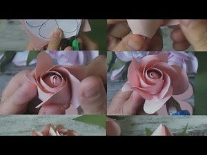 Diy paper roses||easy and beautiful handmade flowers step by step