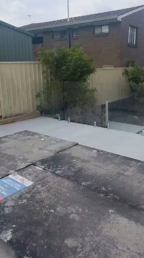 After job at jindalee west Brisbane #pool fencing #glass pool fencing #frameless glass pool fencing Polished spigots soft close gate and 12 mm glass | Raph's Glass Pool Fencing Brisbane