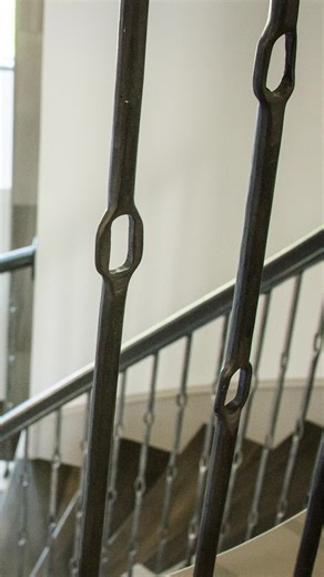 Wentworth Series iron balusters: add a touch of Old World charm to any staircase or railing project. Exclusive to House of Forgings. Shop now at https://cheapstairparts.com #stair #stairs #staircase #stairway #stairremodel #diy #diystairs #stairparts #ironbalusters #remodel #remodeling #creativestairway