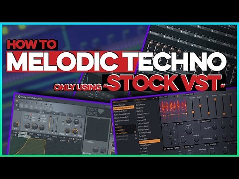 How to Make Melodic Techno STOCK PLUGINS Only 🔥 | FL Studio Tutorial