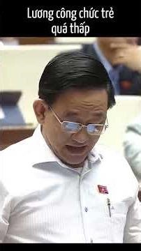 Lương công chức trẻ quá thấp