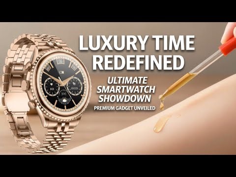 MENS Luxury Smart Watch with Rotating Dial and AMAZING Health Features