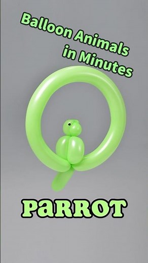 Balloon Animals in Minutes _ Parrot #diy #balloncraft