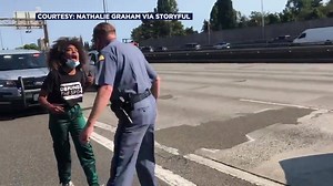 156K views · 2.9K reactions | NEW VIDEO: At least nine people were arrested and nine vehicles impounded after Black Lives Matter protesters blocked traffic on I-5 in Seattle Friday morning. DETAILS: https://bit.ly/2GmYgzF (Video credit: Nathalie Graham via Storyful) | FOX 13 Seattle | Facebook