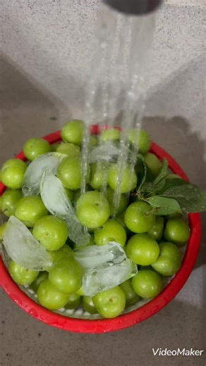 Green cherry. الكرز الاخضر