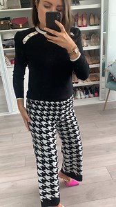 44K views · 511 reactions | I am in heaven with this beautiful houndstooth co-ord  Tap to shop use code:NEW 15 for 15% off Love Laura xo | The Walk In Wardrobe Online | Facebook