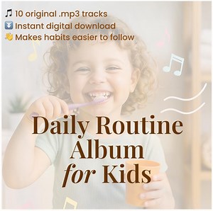 Daily Routine Songs for Kids – 10 Fun & Original Nursery Rhymes | Morning, Bath, Bedtime, Clean-up | Toddler Preschool MP3 Album - Etsy