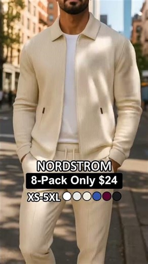 Men's Plain Zip Up Jacket Pant Set