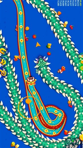 Worms zone io #SnakeGame #slithersnake | oggy Saamp #SaampwalaGame | Rắn Săn Mồi #shorts #wormszone