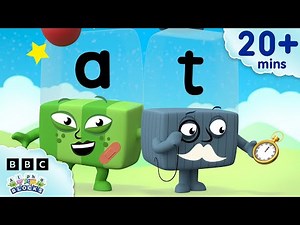 Let's Spell Words ending in 'at'! | Learn to Read and Spell for Kids | Alphablocks