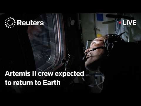 LIVE: Artemis II crew expected to return to Earth
