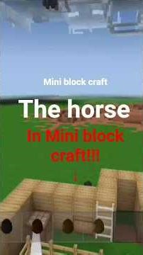 Emoji playing Mini block craft