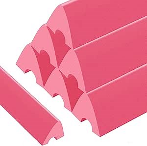 Frienda K66 Rubber Bumpers Replacement Pool Table Rubber Bumpers Pool Table Rail Cushions 9 Foot Billiard Rail Rubber Cushions for Pool Table Accessories, Set of 6