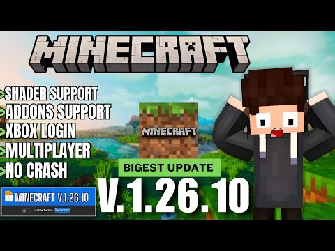 Minecraft 1.26.10 APK Download FREE 😱 | MCPE LATEST VERSION REVIEW | patched mediafire