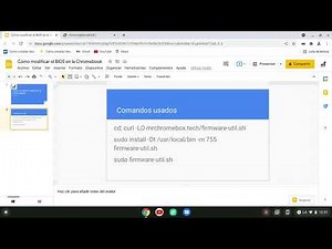 How to modify the BIOS on a Chromebook