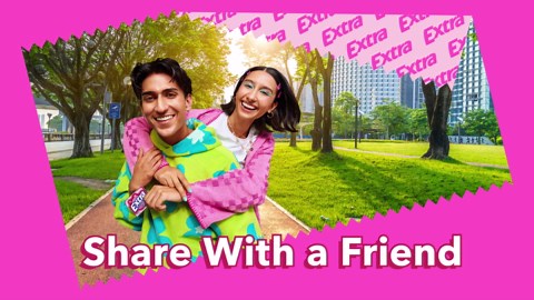 Extra Classic Bubble Gum Sugar Free Chewing Gum, Single Pack- 15 Stick