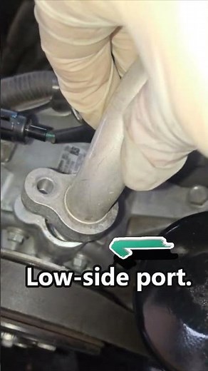 AC Low-Side O-ring in a Subaru Forester