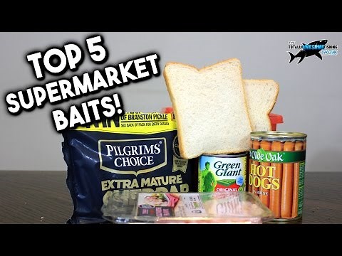 TOP 5 SUPERMARKET FISHING BAITS!!