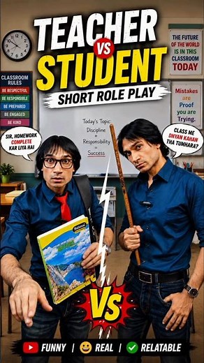 short role play (Teacher and Student) 25.5.26#education #viral #motivation #school #reels #teacher