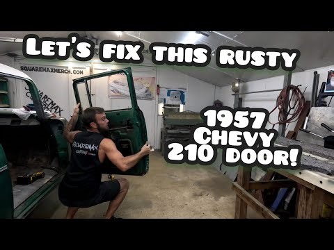 This ‘57 Chevy Door Was rusted out… But I Fixed It