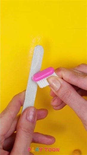 Barbie's Tiny Broom: DIY Cleaning Fun! 🧹🎀😍 #Shorts #Kids #Craft