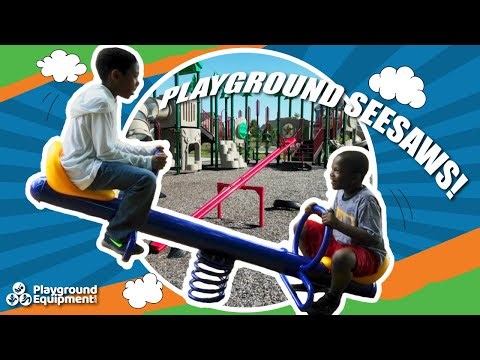 Playground Seesaws and Teeter Totters