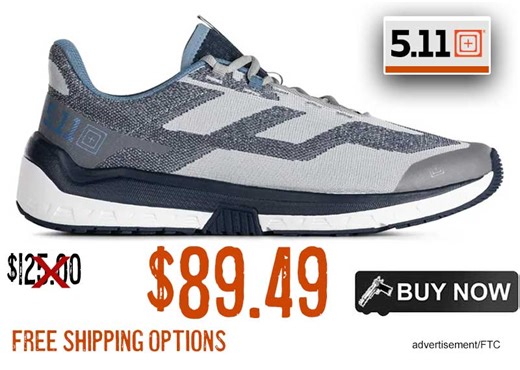 5.11 Men’s PT-R Inure Runner Performance Shoe ..$89.49 FREE S&H Options