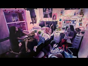 drawing timelapse - 50 hours in 2 minutes