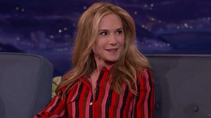 Holly Hunter thinks she may be "a little hard to take." #CONAN | Team Coco