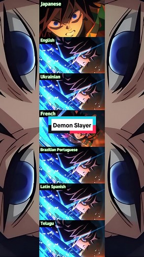 Giyu Tomioka's Voice-Over Techniques in Multiple Languages