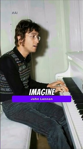 John Lennon - Imagine (The Eternal Anthem of Peace and Hope) #piano #beatles #music #lipsync