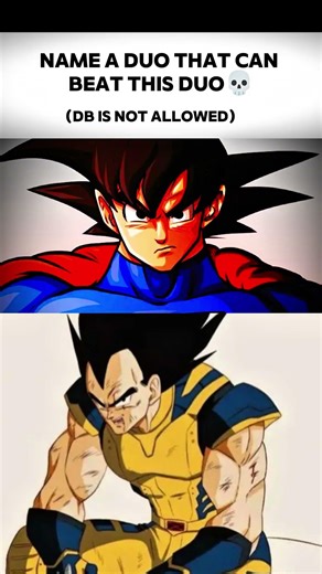 Name A Duo That Can Beat These Fusions💀.#anime#manga#goku #vegeta#memes#viral#funny #shorts#edit.