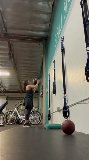 Medicine Ball Squat Toss for Power & Strength