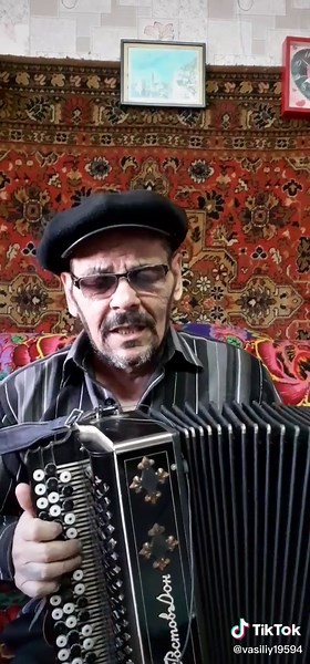 Accordion Performance in Colorful Setting