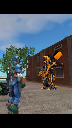 Rope Hero Ko Mila Bumble Bee Transformer Car Rope Hero Game